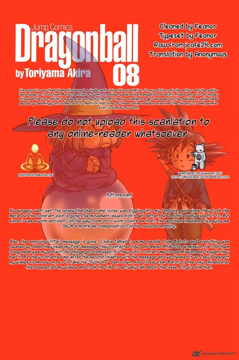 Dragon Ball Chapter 118 page 1