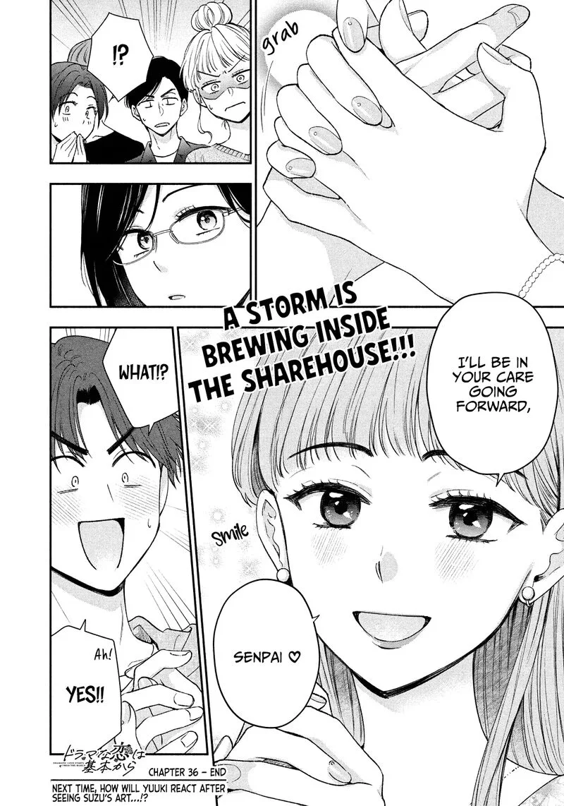 Drama na Koi wa Kihon kara Chapter 36 page 16