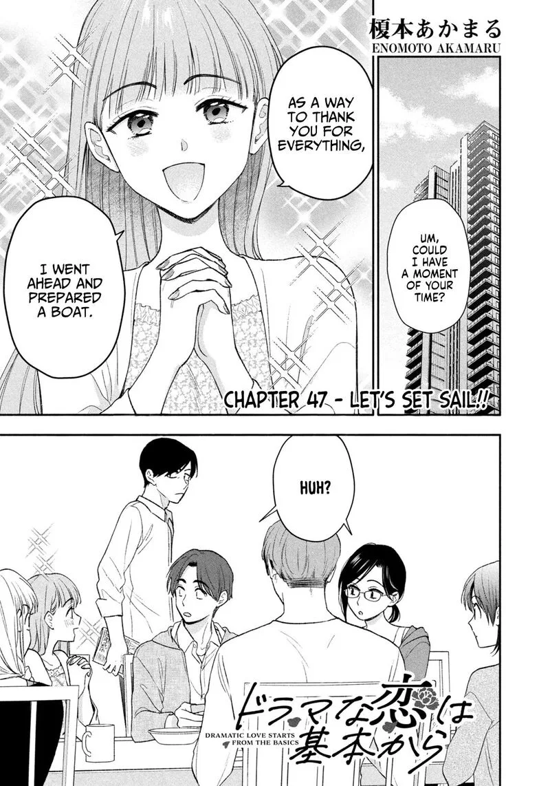 Drama na Koi wa Kihon kara Chapter 47 page 1