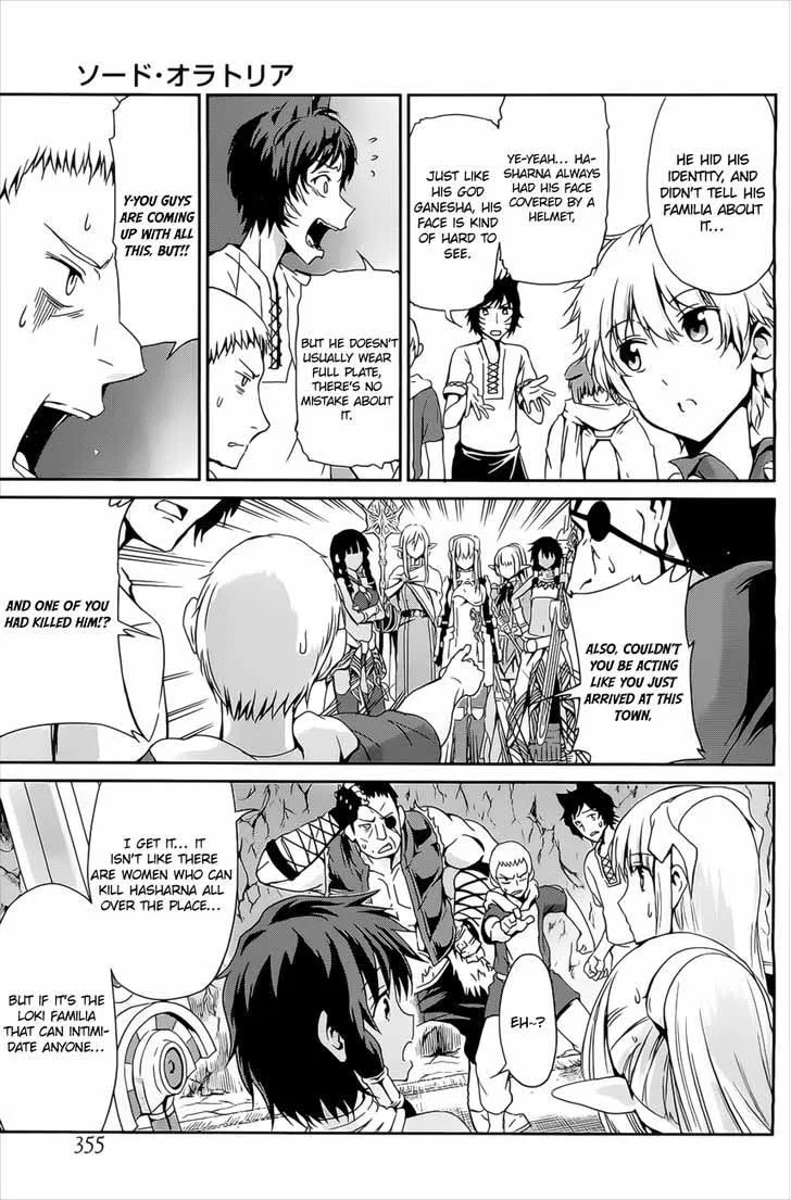 Dungeon ni Deai wo Motomeru no wa Machigatte Iru Darou ka Gaiden - Sword Oratoria Chapter 10 page 12