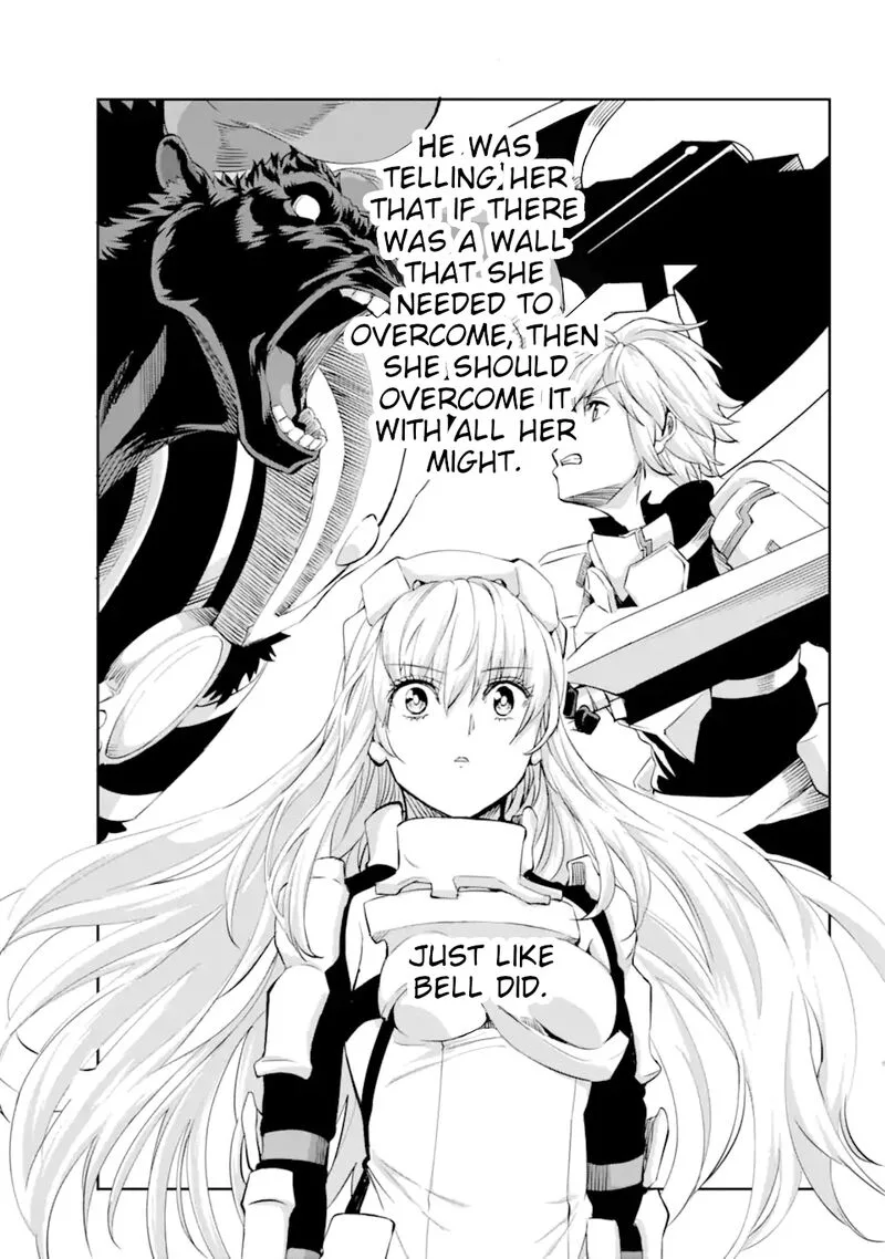 Dungeon ni Deai wo Motomeru no wa Machigatte Iru Darou ka Gaiden - Sword Oratoria Chapter 100 page 14