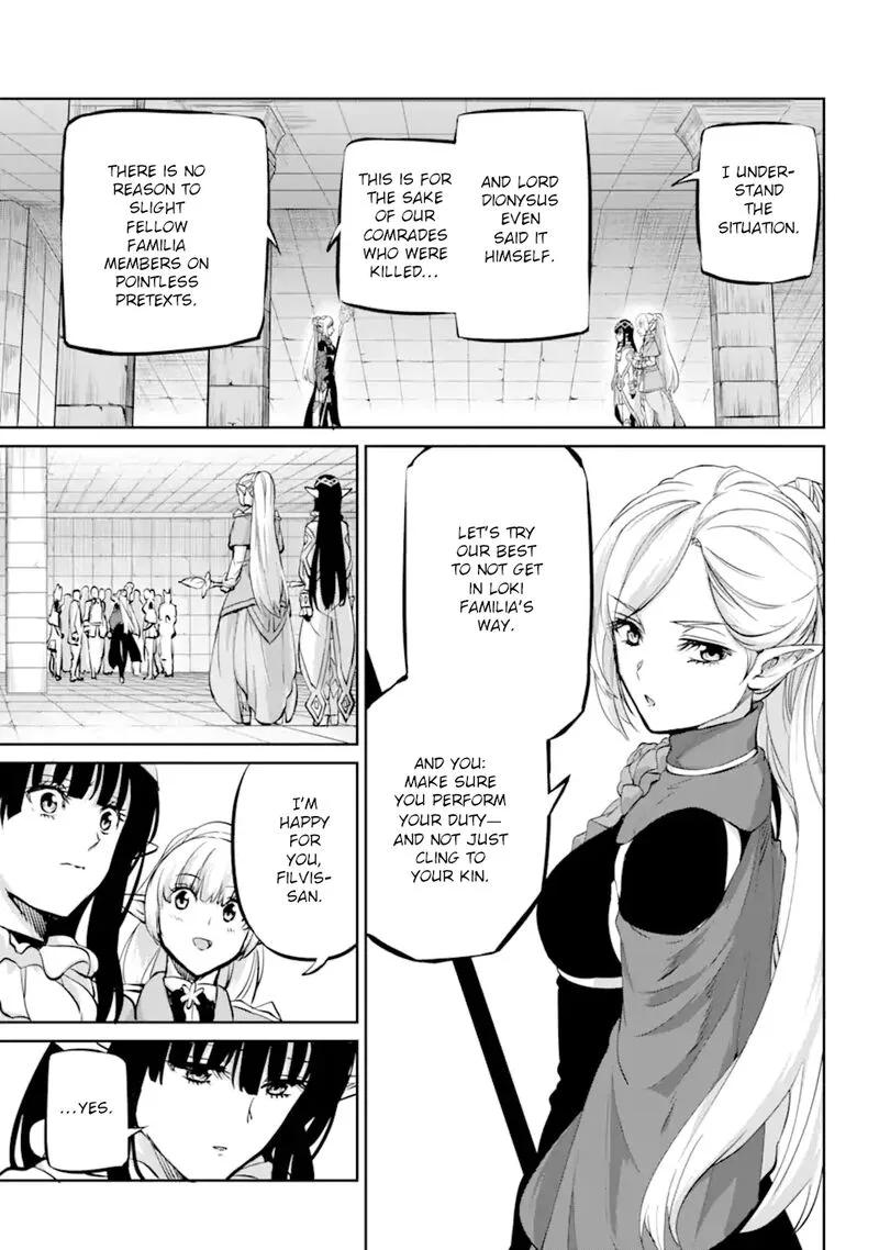 Dungeon ni Deai wo Motomeru no wa Machigatte Iru Darou ka Gaiden - Sword Oratoria Chapter 100 page 42