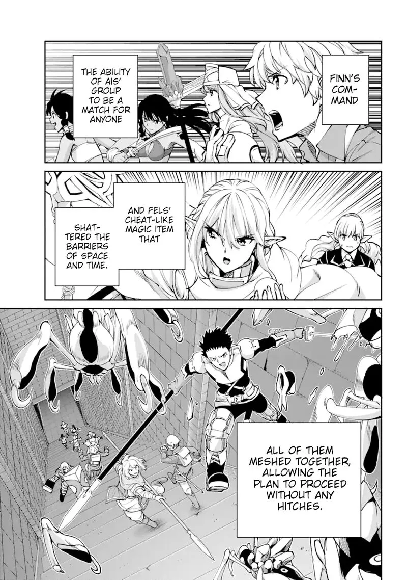 Dungeon ni Deai wo Motomeru no wa Machigatte Iru Darou ka Gaiden - Sword Oratoria Chapter 102 page 34