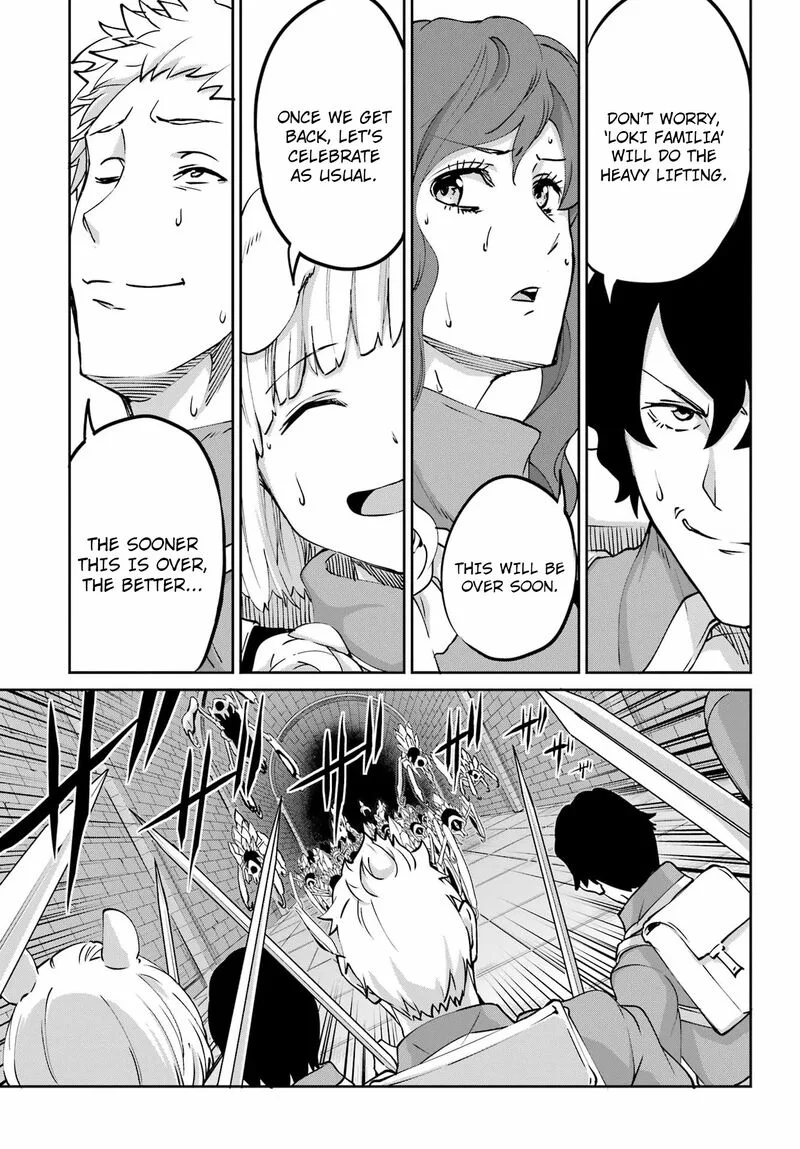 Dungeon ni Deai wo Motomeru no wa Machigatte Iru Darou ka Gaiden - Sword Oratoria Chapter 107 page 9