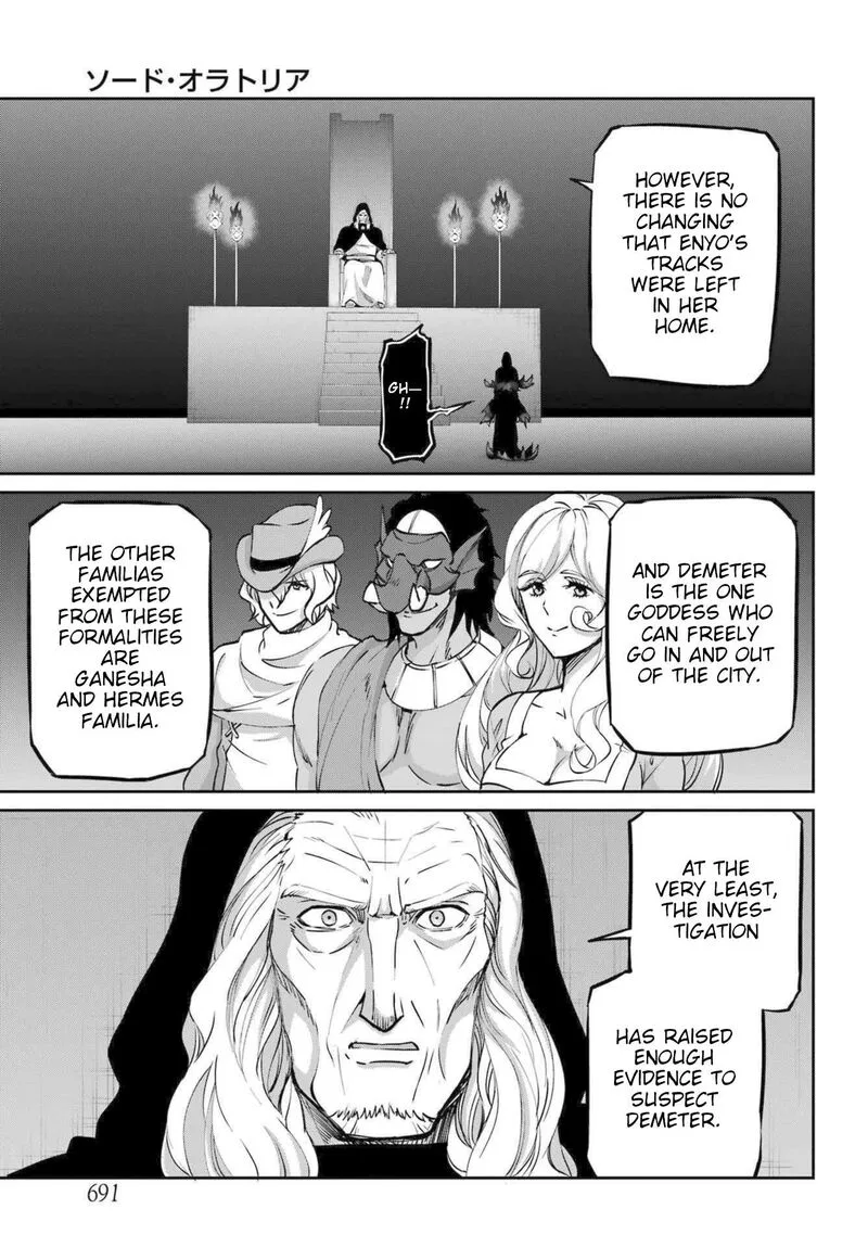 Dungeon ni Deai wo Motomeru no wa Machigatte Iru Darou ka Gaiden - Sword Oratoria Chapter 112 page 18