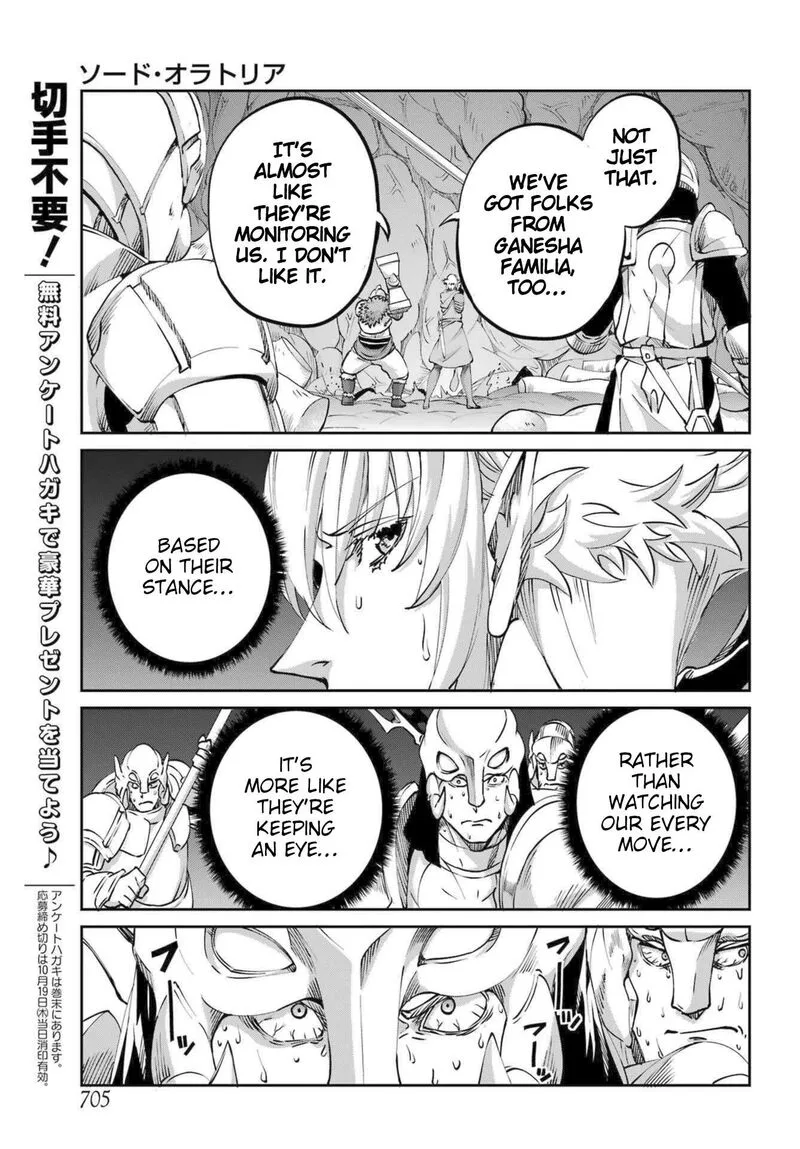 Dungeon ni Deai wo Motomeru no wa Machigatte Iru Darou ka Gaiden - Sword Oratoria Chapter 112 page 32