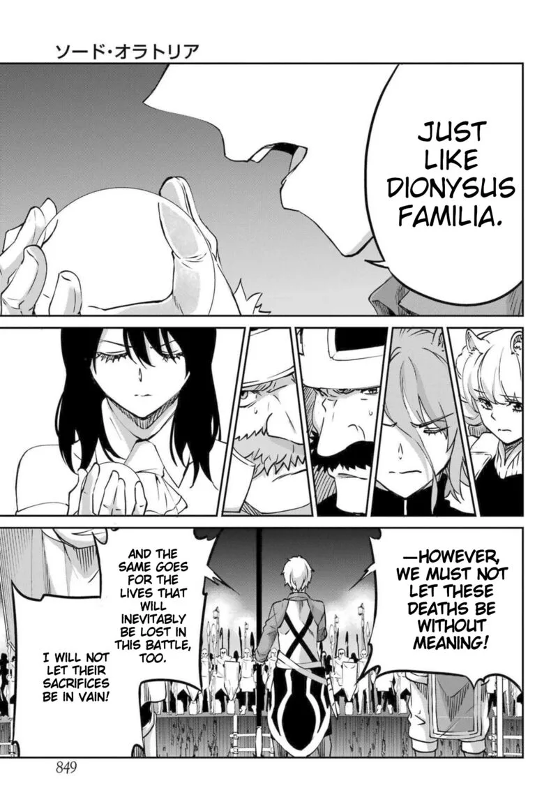 Dungeon ni Deai wo Motomeru no wa Machigatte Iru Darou ka Gaiden - Sword Oratoria Chapter 116 page 15
