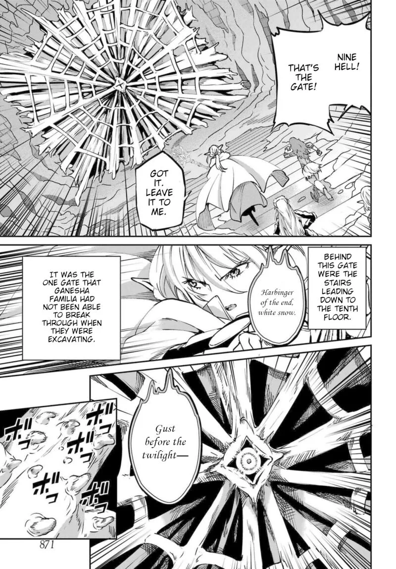 Dungeon ni Deai wo Motomeru no wa Machigatte Iru Darou ka Gaiden - Sword Oratoria Chapter 116 page 35