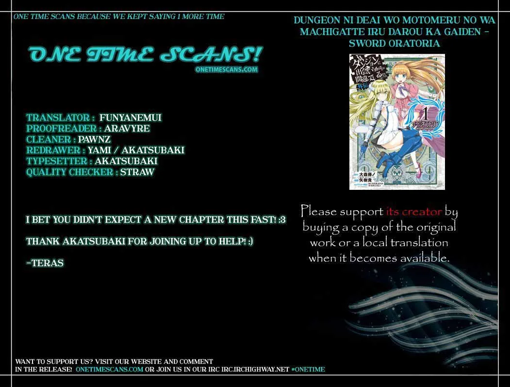 Dungeon ni Deai wo Motomeru no wa Machigatte Iru Darou ka Gaiden - Sword Oratoria Chapter 12 page 1