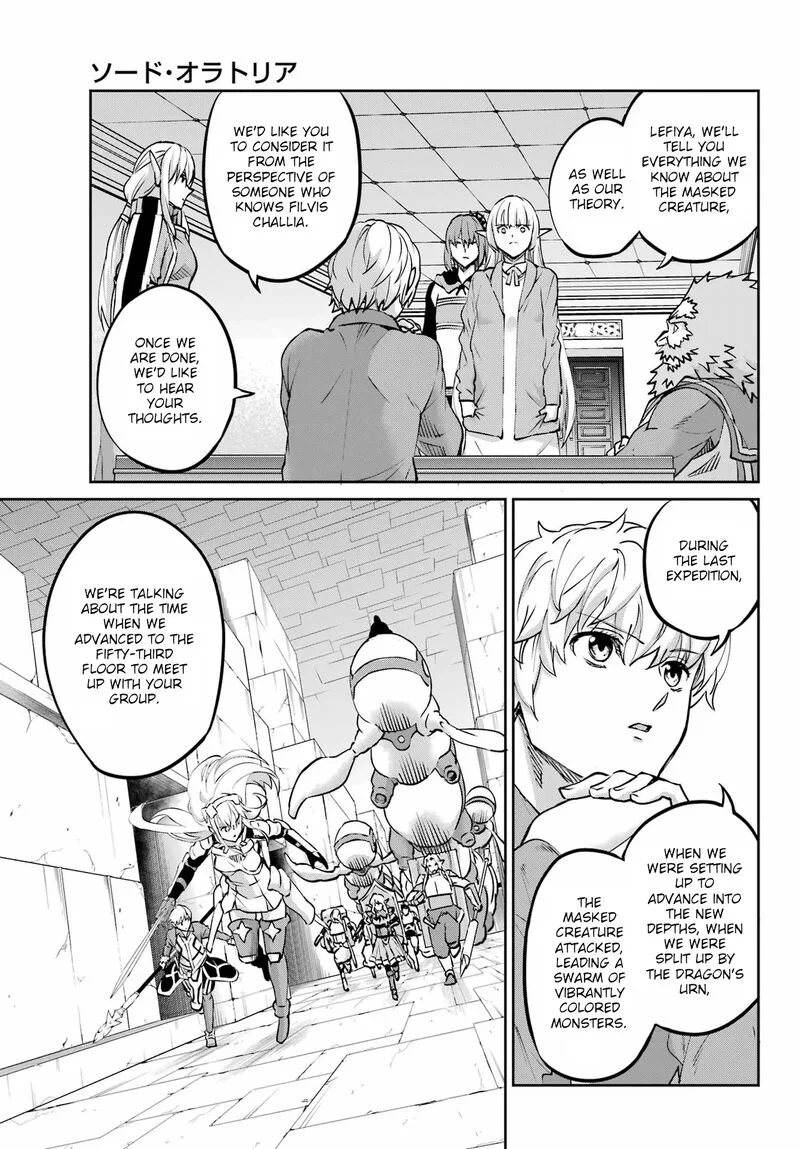Dungeon ni Deai wo Motomeru no wa Machigatte Iru Darou ka Gaiden - Sword Oratoria Chapter 122 page 27