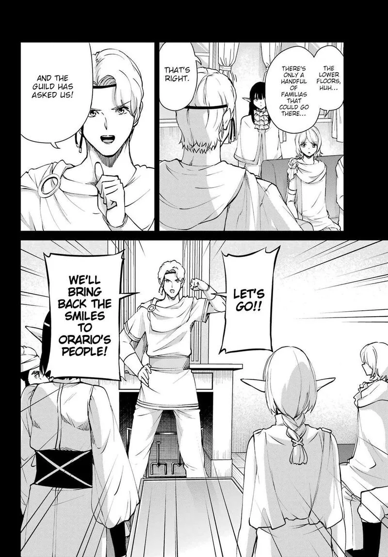 Dungeon ni Deai wo Motomeru no wa Machigatte Iru Darou ka Gaiden - Sword Oratoria Chapter 124 page 4