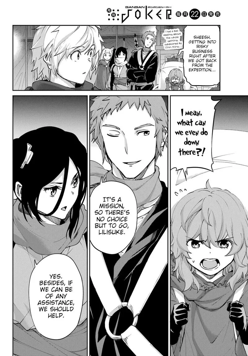 Dungeon ni Deai wo Motomeru no wa Machigatte Iru Darou ka Gaiden - Sword Oratoria Chapter 128 page 54