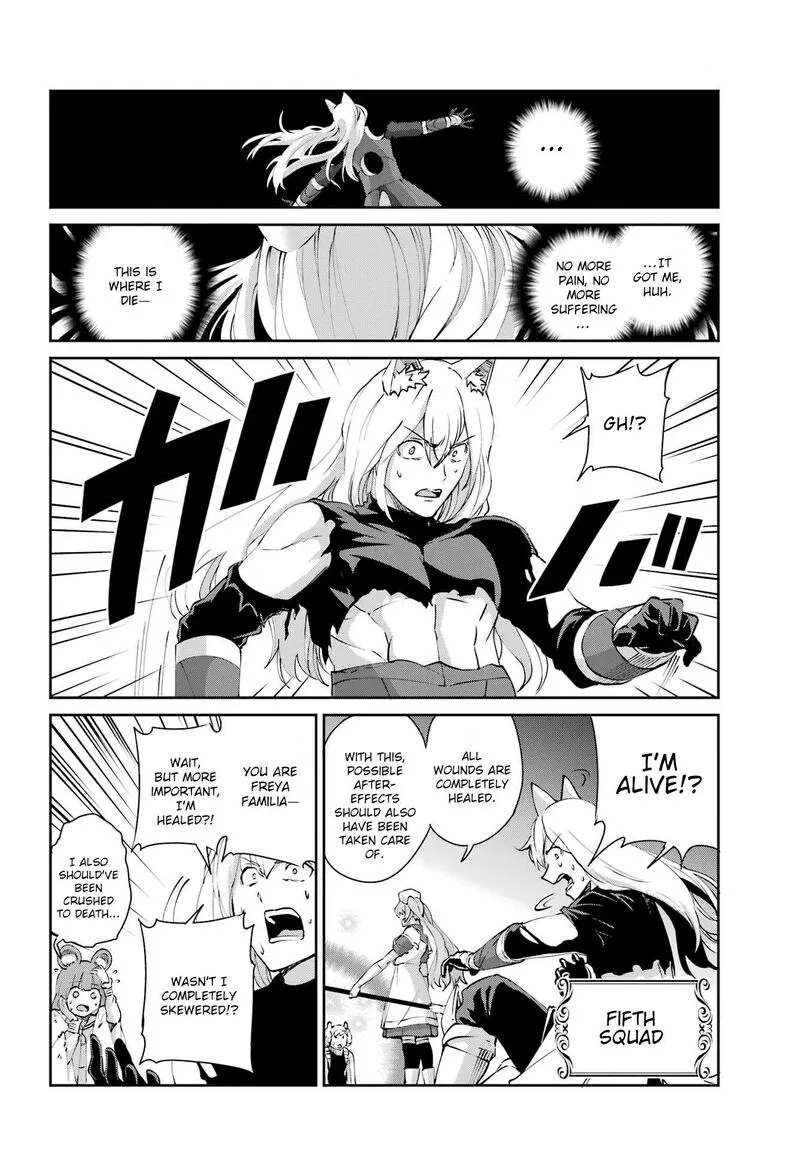 Dungeon ni Deai wo Motomeru no wa Machigatte Iru Darou ka Gaiden - Sword Oratoria Chapter 129 page 44