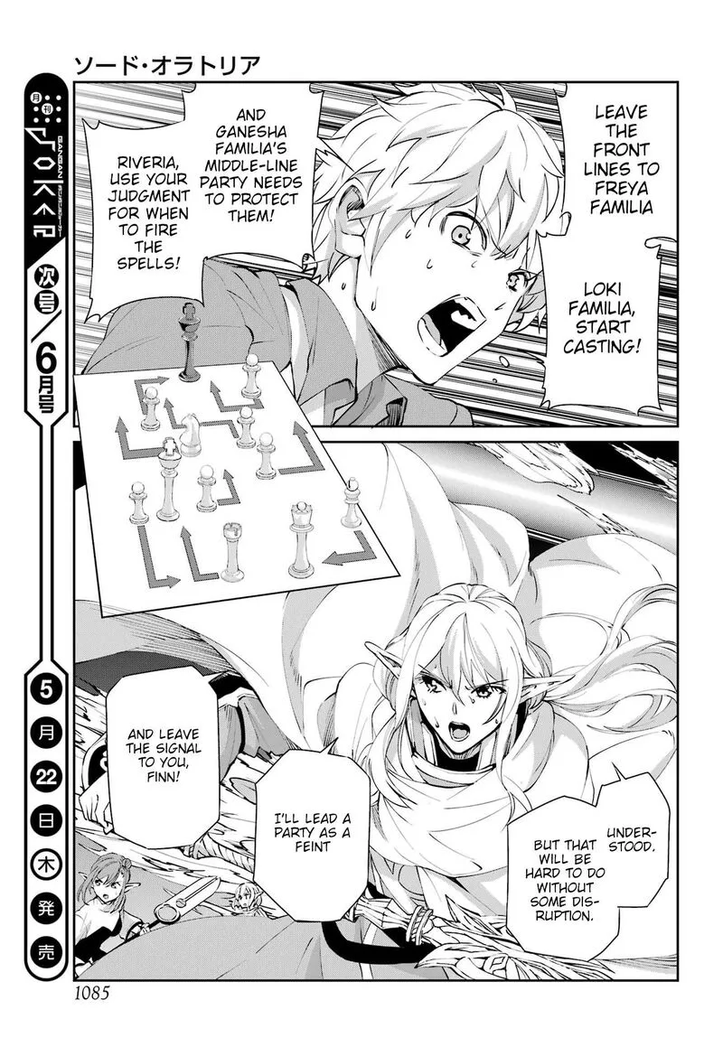 Dungeon ni Deai wo Motomeru no wa Machigatte Iru Darou ka Gaiden - Sword Oratoria Chapter 131 page 44