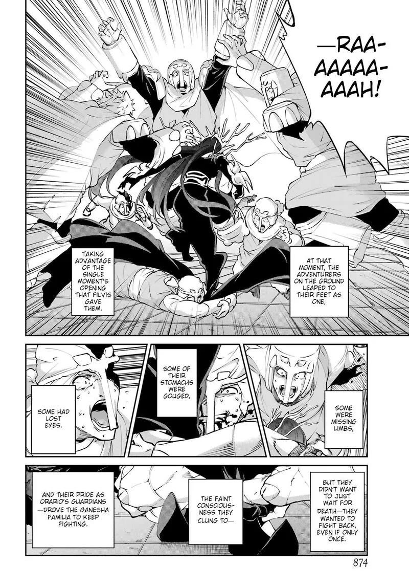 Dungeon ni Deai wo Motomeru no wa Machigatte Iru Darou ka Gaiden - Sword Oratoria Chapter 132 page 12