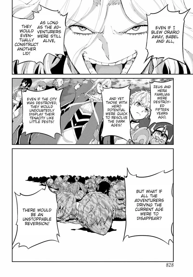 Dungeon ni Deai wo Motomeru no wa Machigatte Iru Darou ka Gaiden - Sword Oratoria Chapter 133 page 44