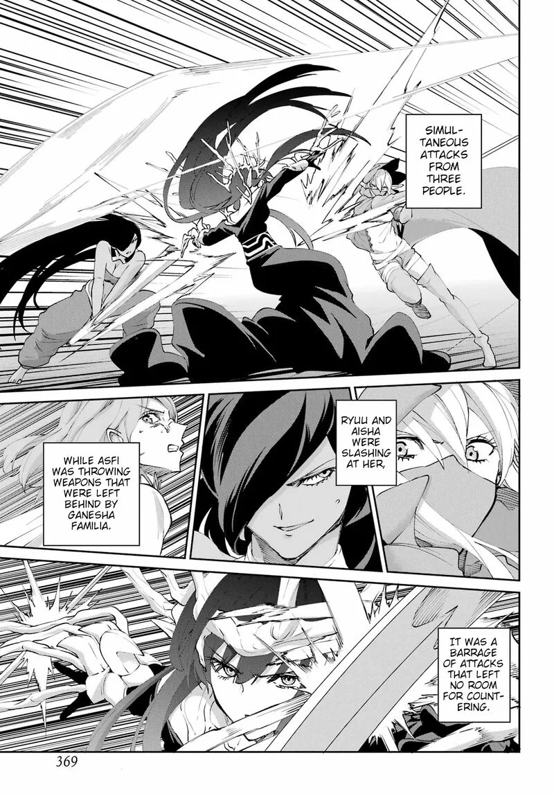 Dungeon ni Deai wo Motomeru no wa Machigatte Iru Darou ka Gaiden - Sword Oratoria Chapter 134 page 47