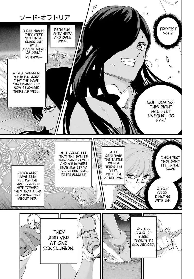 Dungeon ni Deai wo Motomeru no wa Machigatte Iru Darou ka Gaiden - Sword Oratoria Chapter 135 page 13