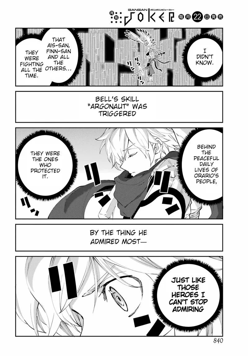 Dungeon ni Deai wo Motomeru no wa Machigatte Iru Darou ka Gaiden - Sword Oratoria Chapter 136 page 39