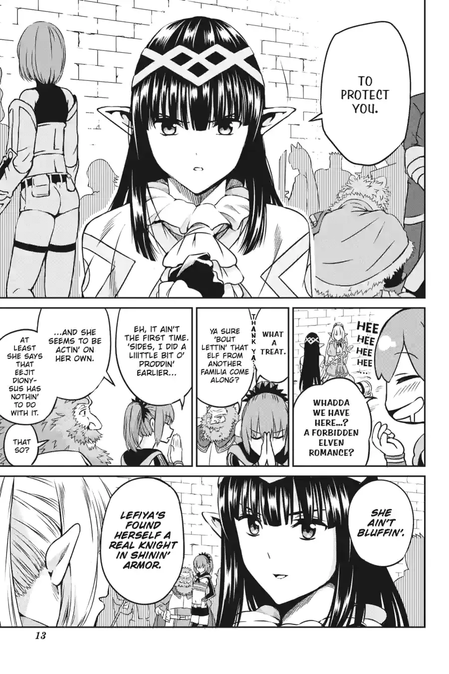 Dungeon ni Deai wo Motomeru no wa Machigatte Iru Darou ka Gaiden - Sword Oratoria Chapter 157 page 11