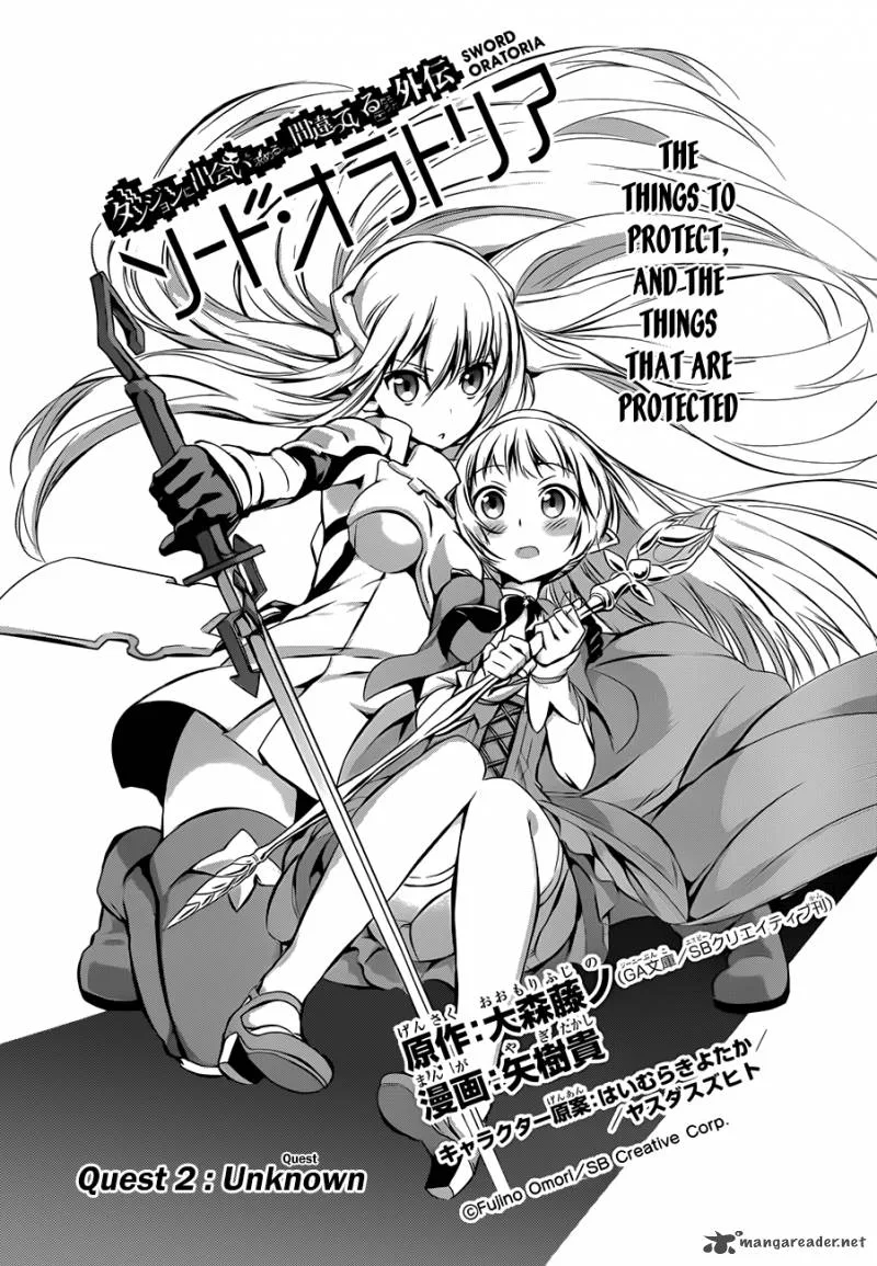Dungeon ni Deai wo Motomeru no wa Machigatte Iru Darou ka Gaiden - Sword Oratoria Chapter 2 page 1