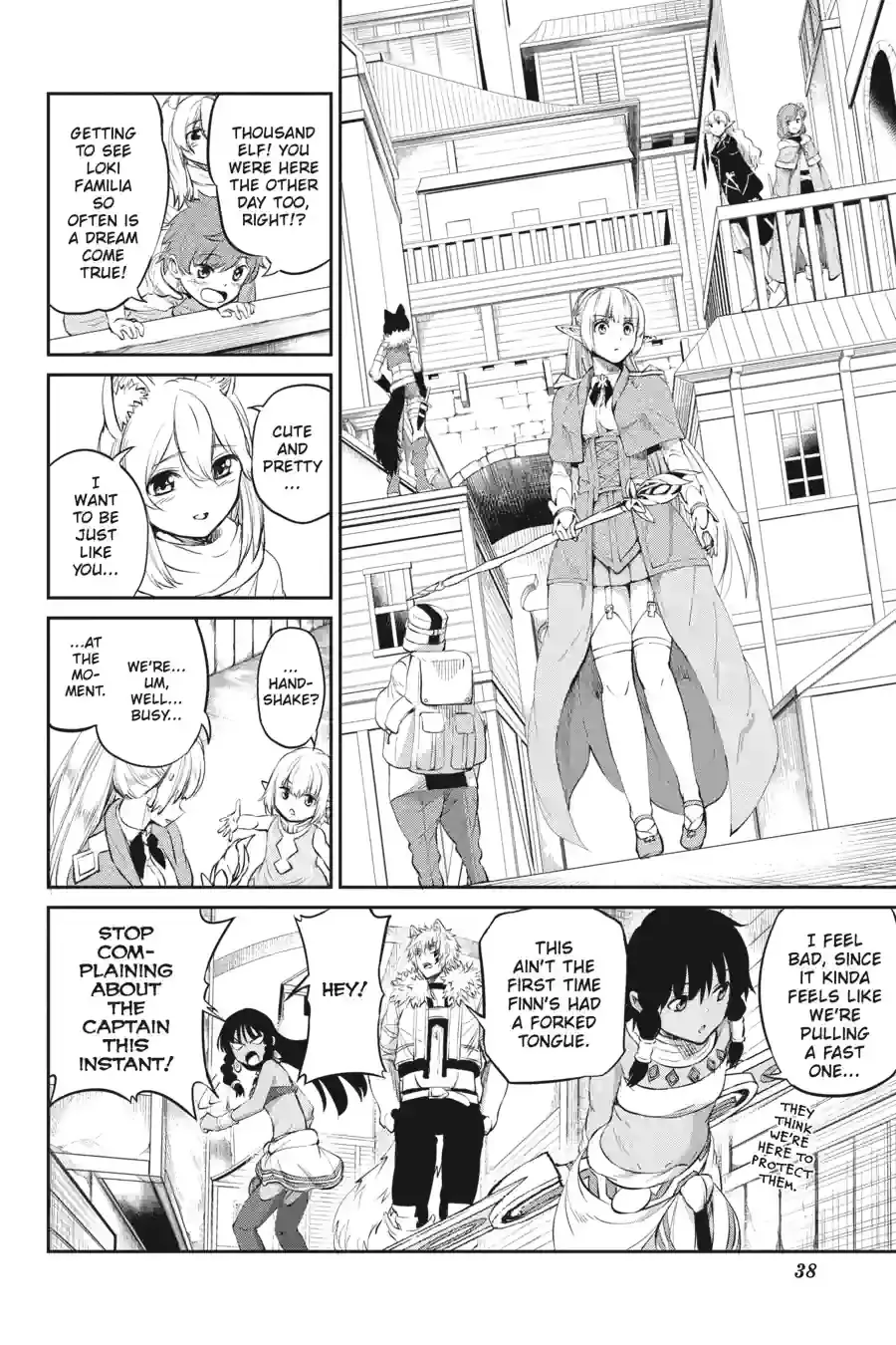Dungeon ni Deai wo Motomeru no wa Machigatte Iru Darou ka Gaiden - Sword Oratoria Chapter 203 page 1