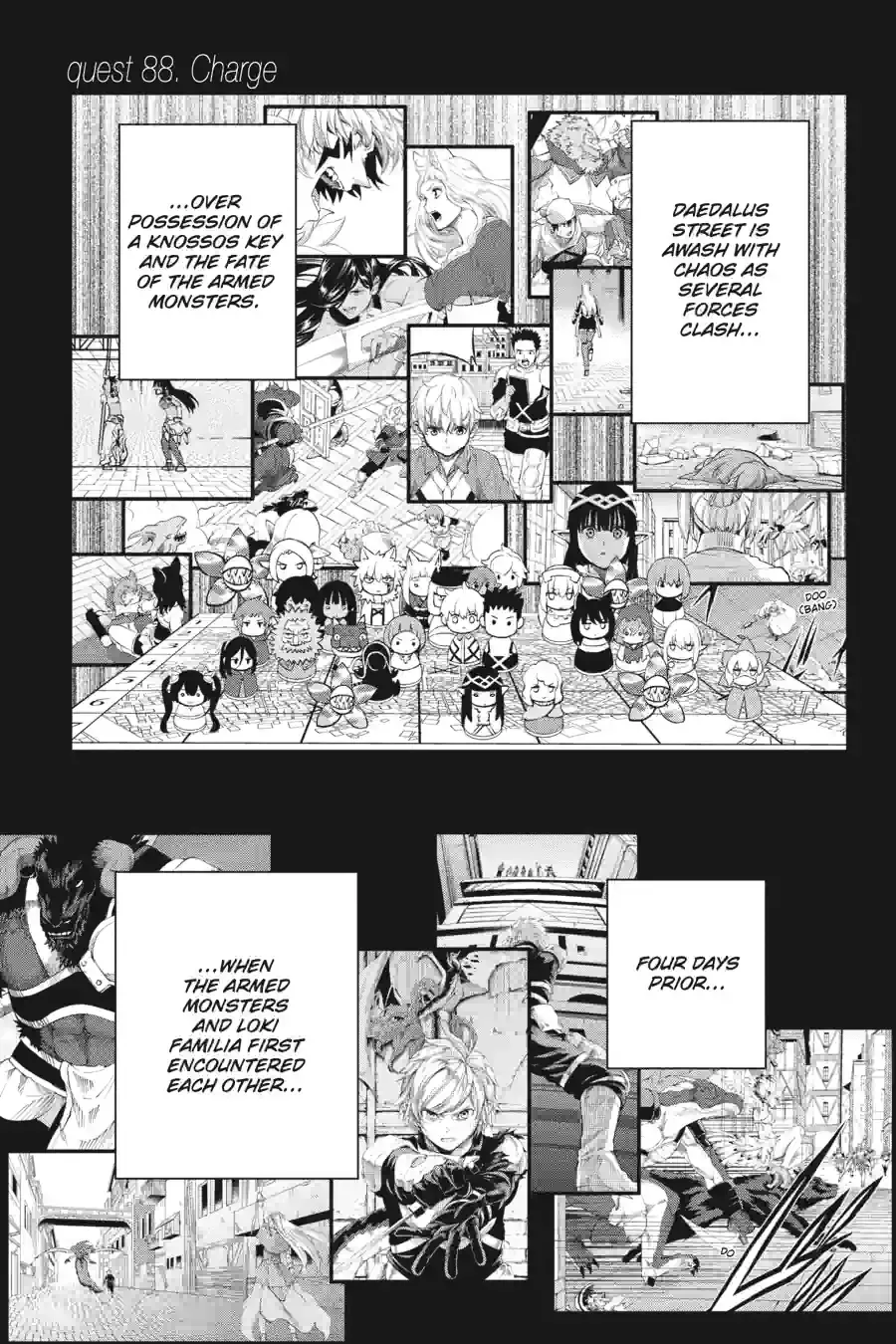 Dungeon ni Deai wo Motomeru no wa Machigatte Iru Darou ka Gaiden - Sword Oratoria Chapter 228 page 1