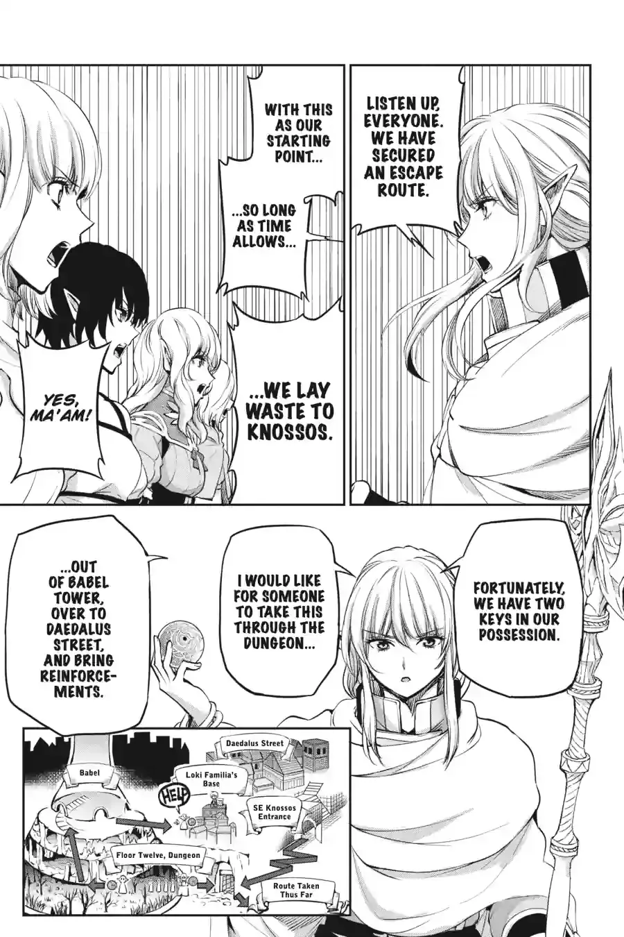 Dungeon ni Deai wo Motomeru no wa Machigatte Iru Darou ka Gaiden - Sword Oratoria Chapter 232 page 14