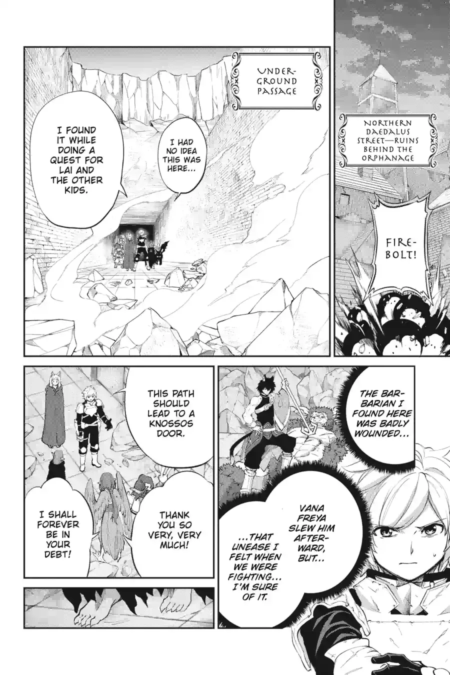Dungeon ni Deai wo Motomeru no wa Machigatte Iru Darou ka Gaiden - Sword Oratoria Chapter 239 page 1