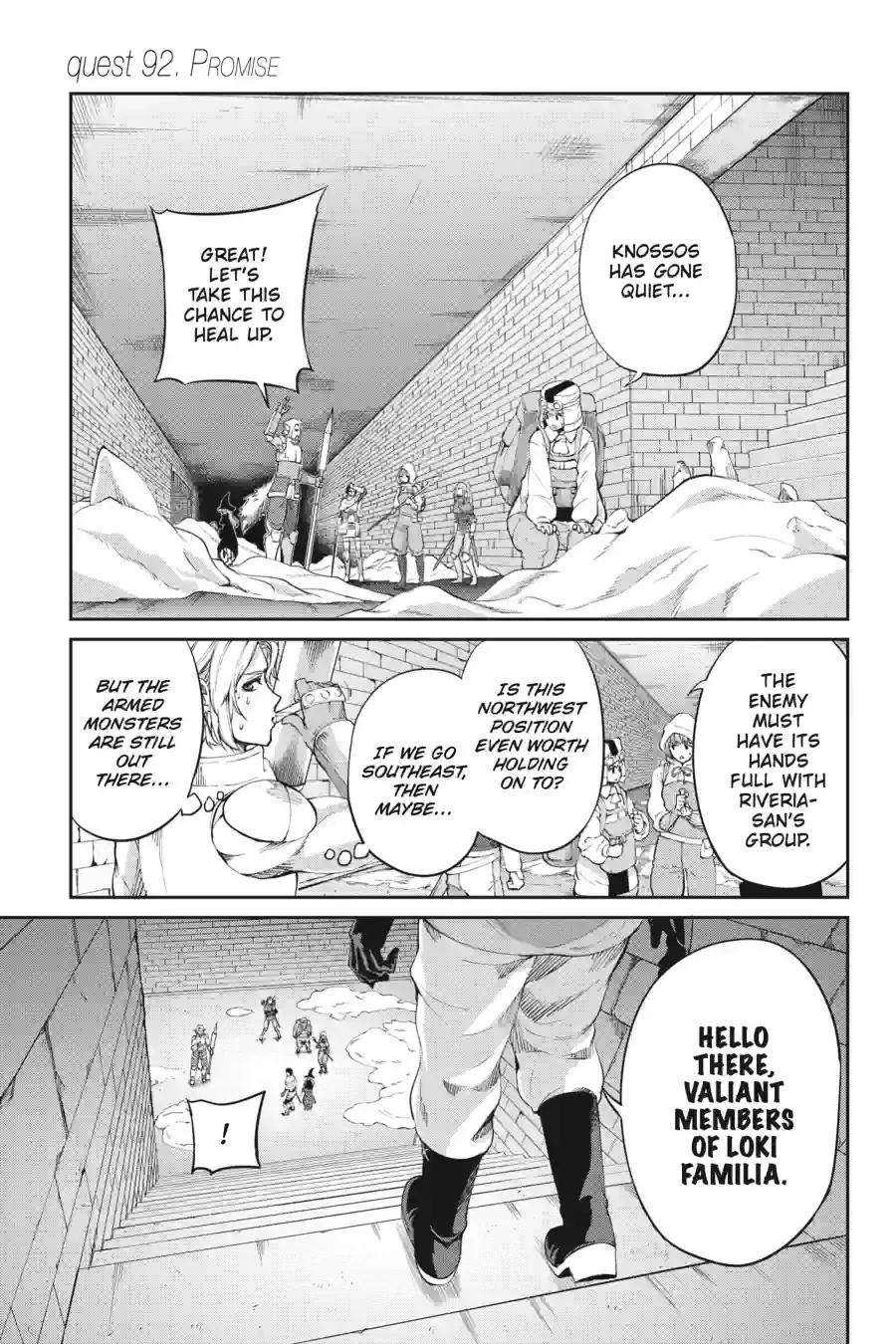 Dungeon ni Deai wo Motomeru no wa Machigatte Iru Darou ka Gaiden - Sword Oratoria Chapter 240 page 1