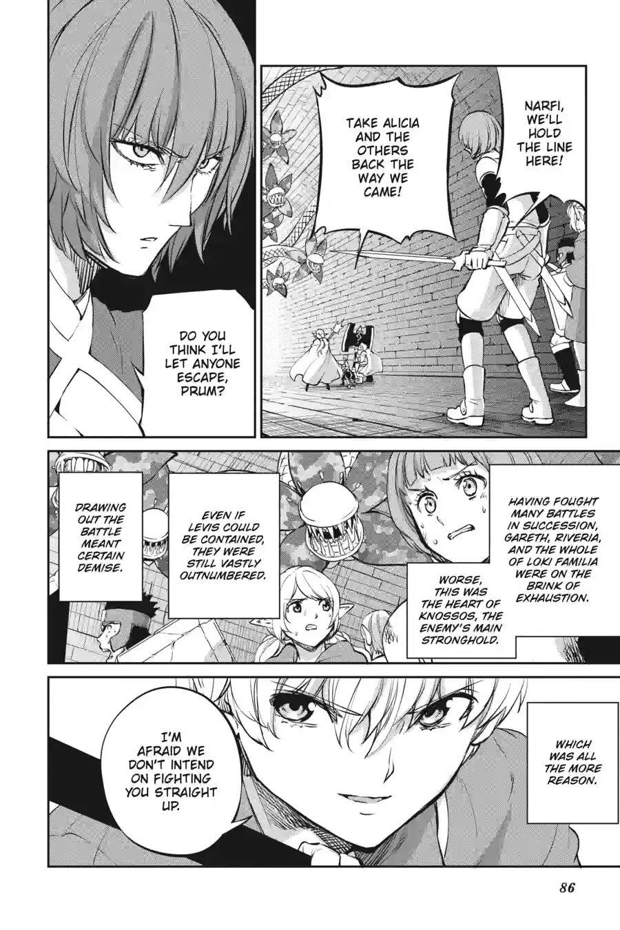 Dungeon ni Deai wo Motomeru no wa Machigatte Iru Darou ka Gaiden - Sword Oratoria Chapter 254 page 8