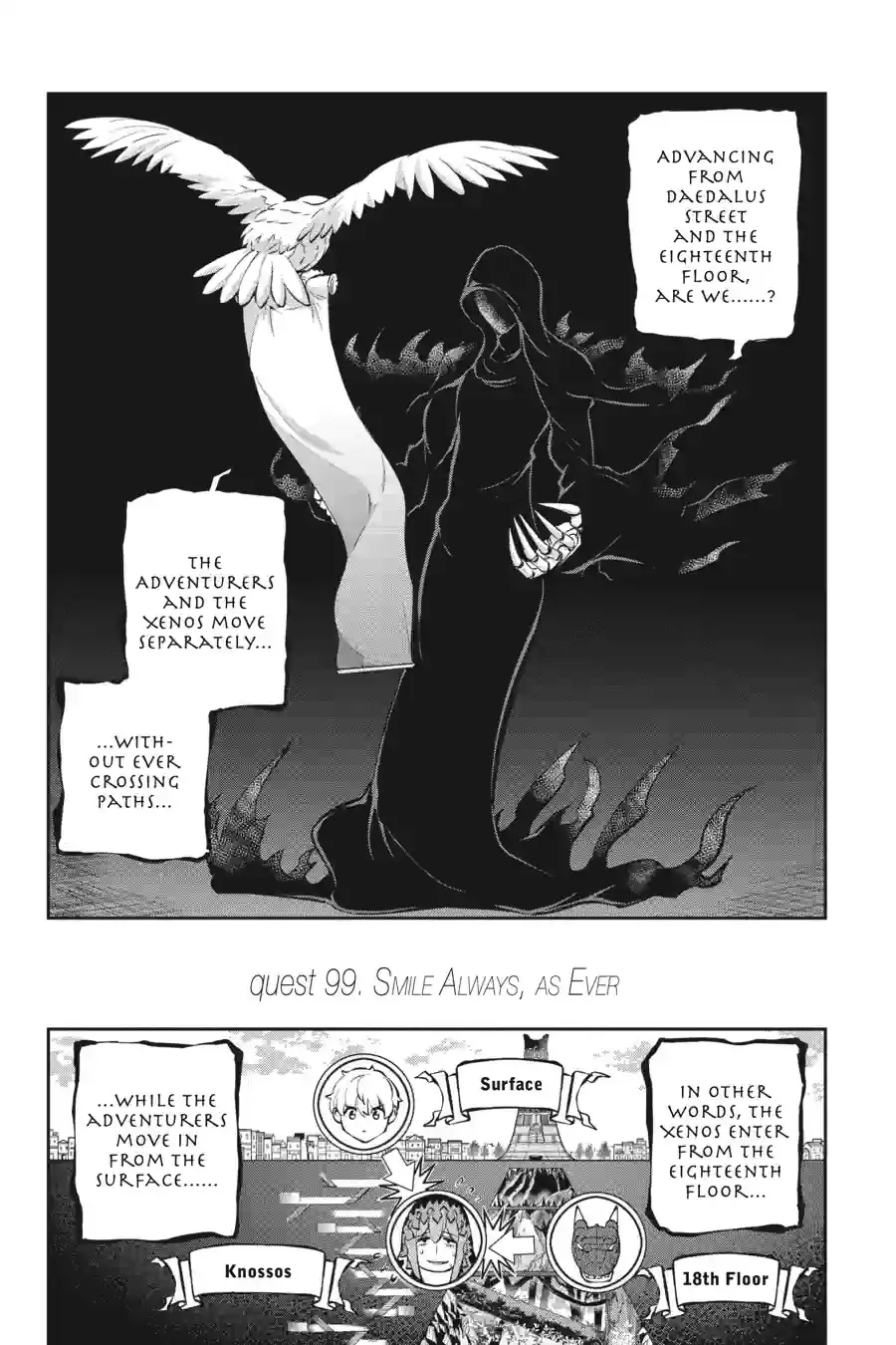Dungeon ni Deai wo Motomeru no wa Machigatte Iru Darou ka Gaiden - Sword Oratoria Chapter 262 page 1