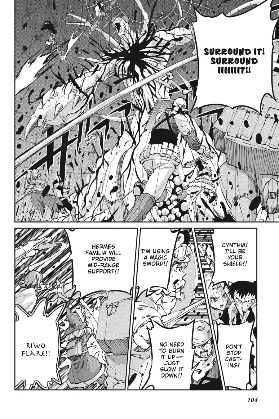 Dungeon ni Deai wo Motomeru no wa Machigatte Iru Darou ka Gaiden - Sword Oratoria Chapter 280 page 6