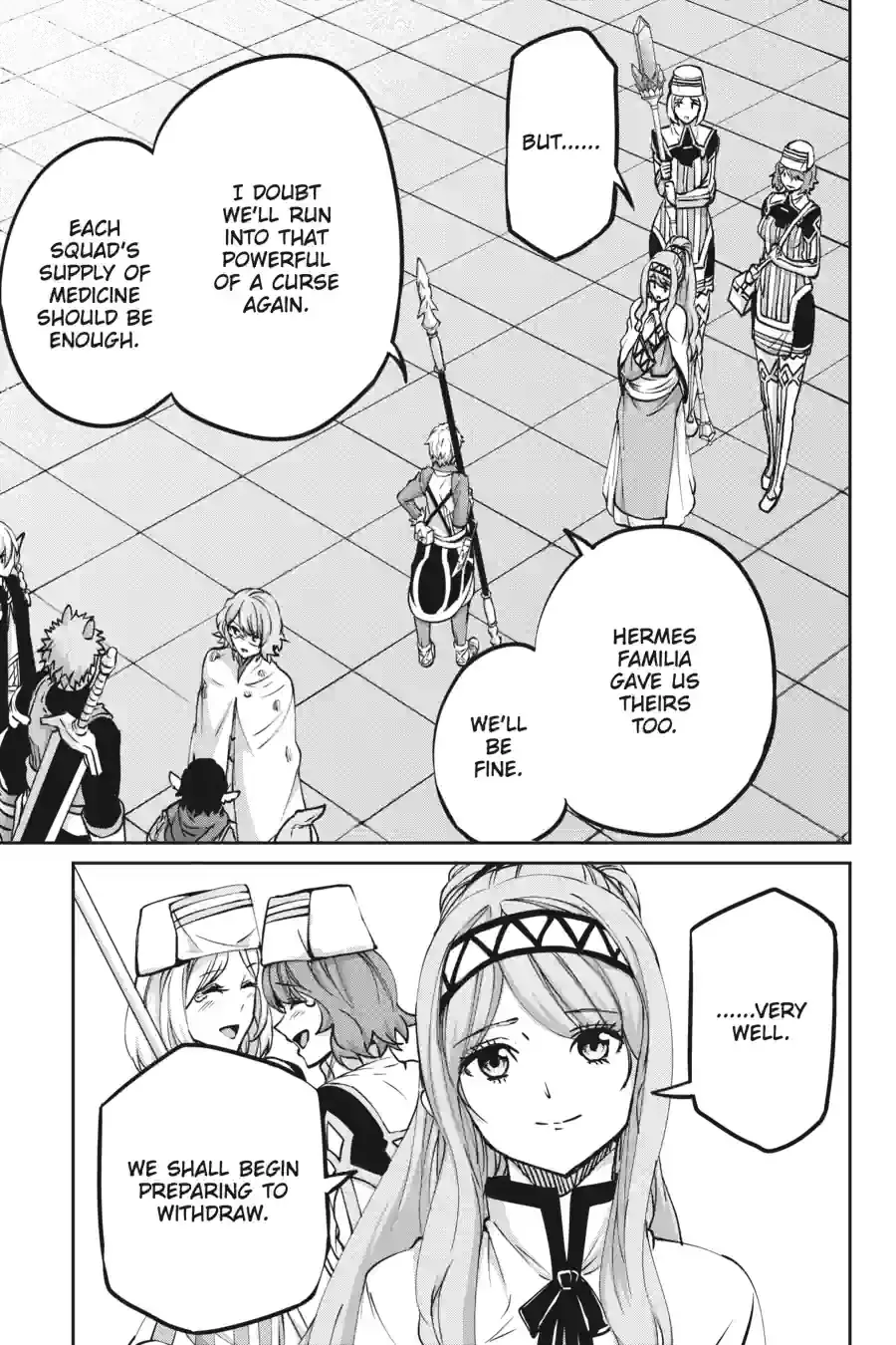Dungeon ni Deai wo Motomeru no wa Machigatte Iru Darou ka Gaiden - Sword Oratoria Chapter 284 page 4