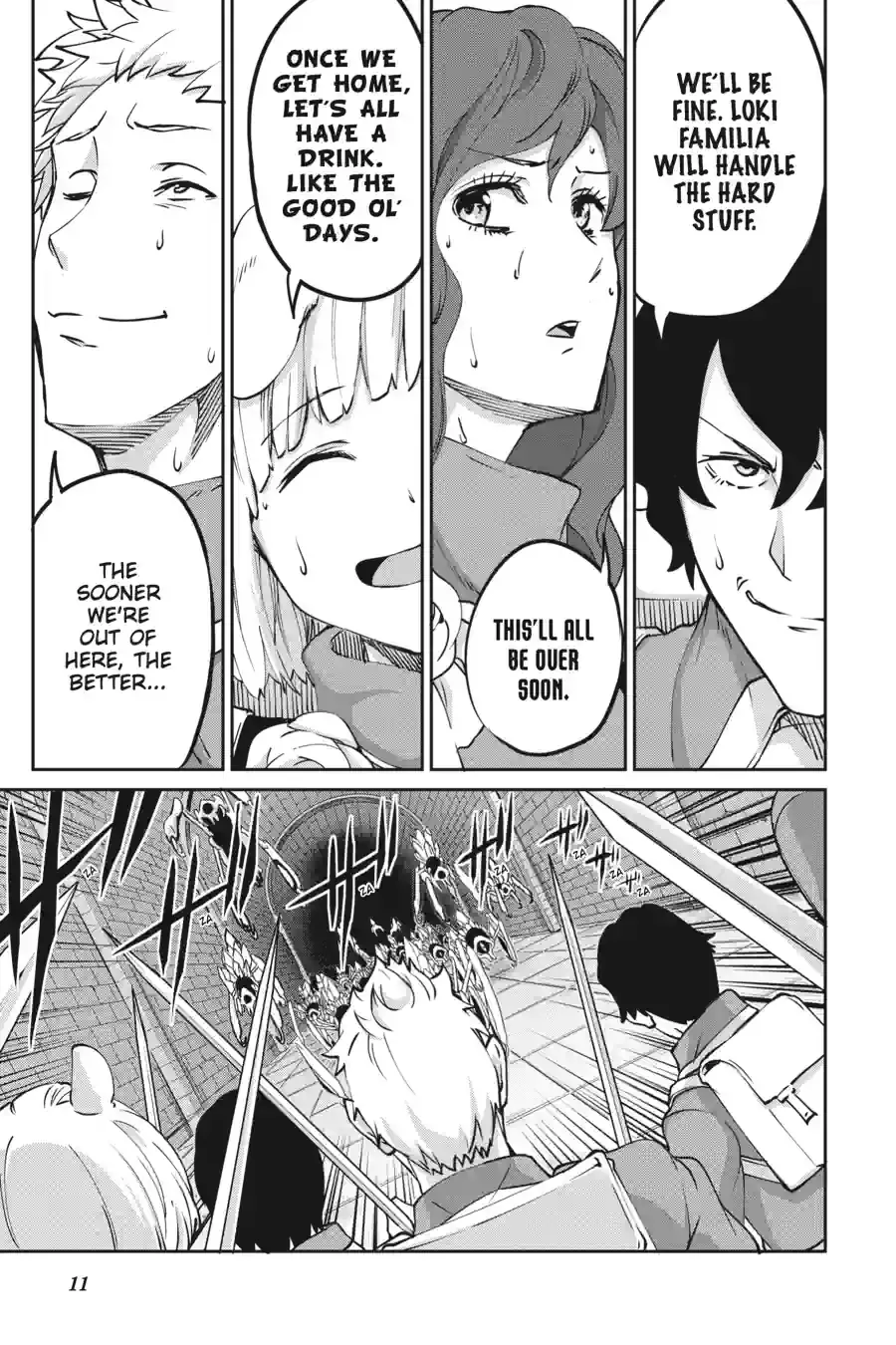 Dungeon ni Deai wo Motomeru no wa Machigatte Iru Darou ka Gaiden - Sword Oratoria Chapter 286 page 9