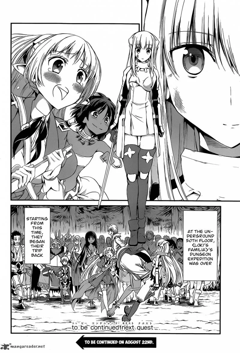 Dungeon ni Deai wo Motomeru no wa Machigatte Iru Darou ka Gaiden - Sword Oratoria Chapter 3 page 44