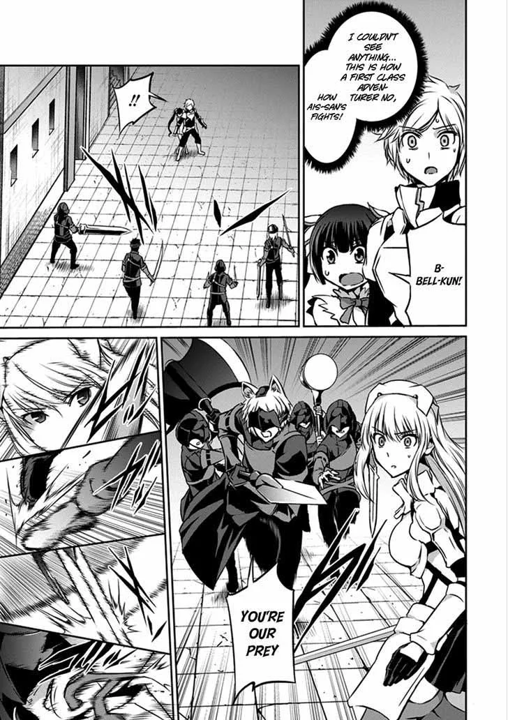 Dungeon ni Deai wo Motomeru no wa Machigatte Iru Darou ka Gaiden - Sword Oratoria Chapter 32 page 33