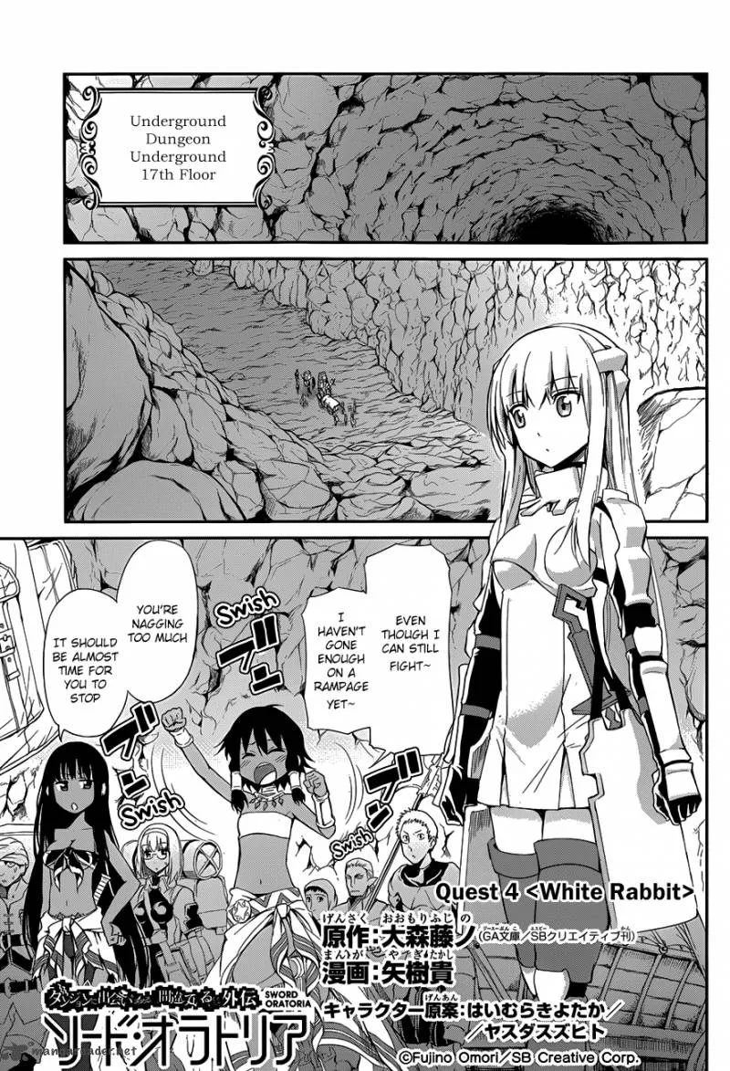 Dungeon ni Deai wo Motomeru no wa Machigatte Iru Darou ka Gaiden - Sword Oratoria Chapter 4 page 2