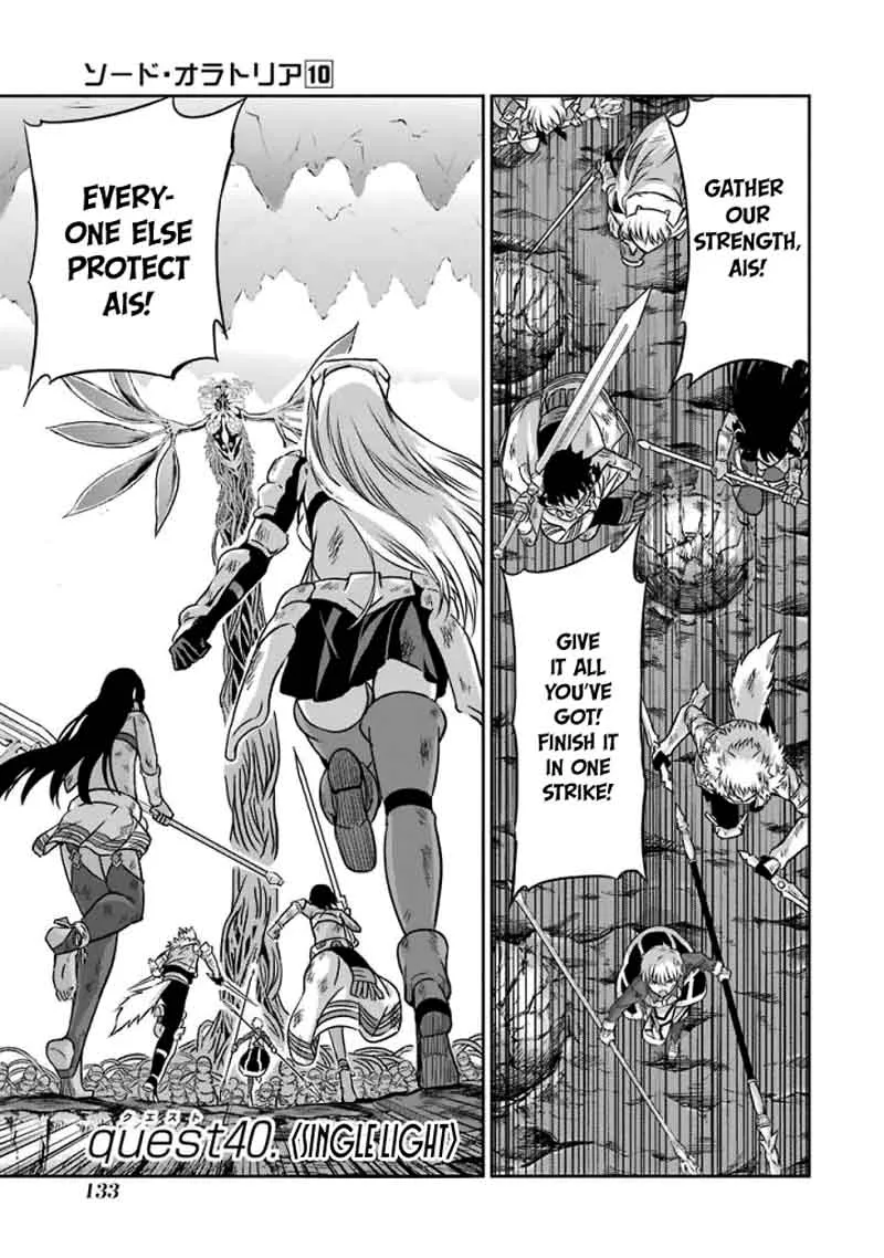 Dungeon ni Deai wo Motomeru no wa Machigatte Iru Darou ka Gaiden - Sword Oratoria Chapter 40 page 1