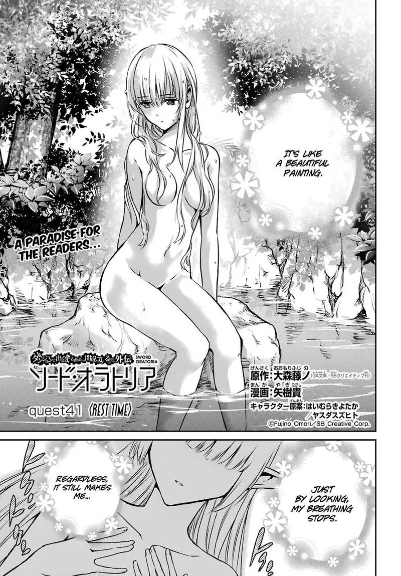 Dungeon ni Deai wo Motomeru no wa Machigatte Iru Darou ka Gaiden - Sword Oratoria Chapter 41 page 2