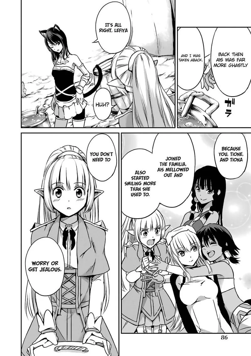 Dungeon ni Deai wo Motomeru no wa Machigatte Iru Darou ka Gaiden - Sword Oratoria Chapter 43 page 14