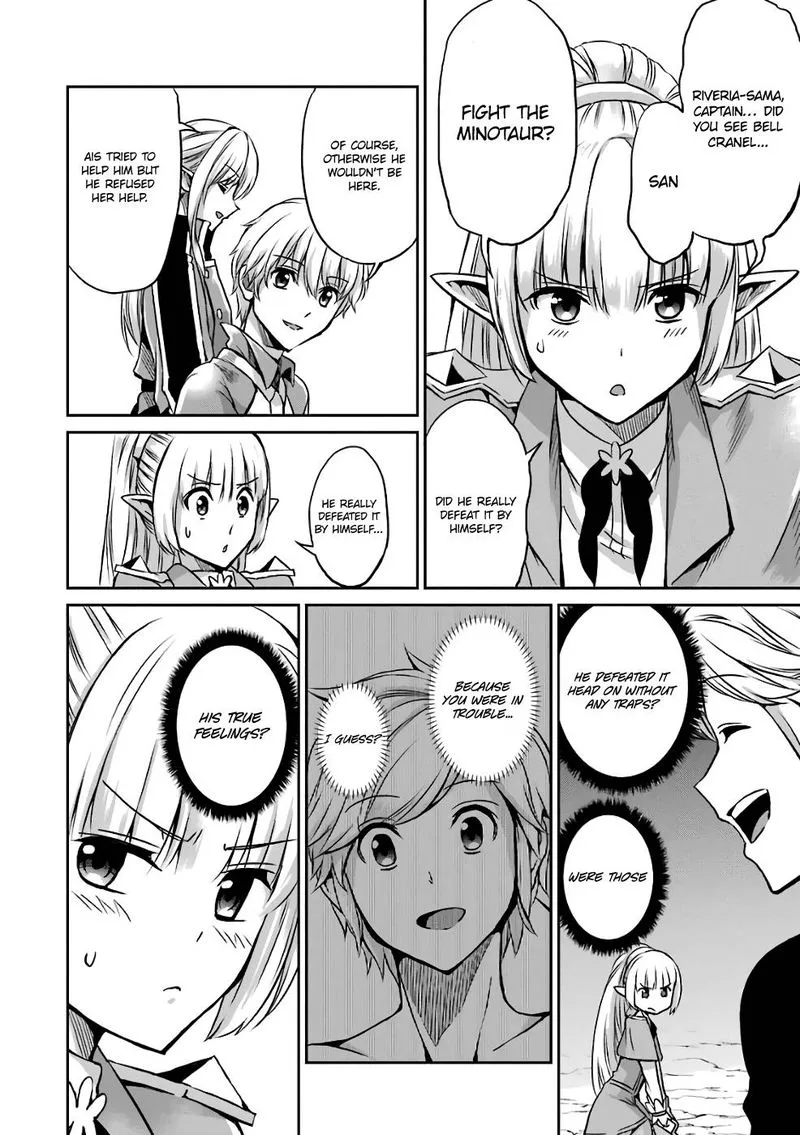 Dungeon ni Deai wo Motomeru no wa Machigatte Iru Darou ka Gaiden - Sword Oratoria Chapter 43 page 32