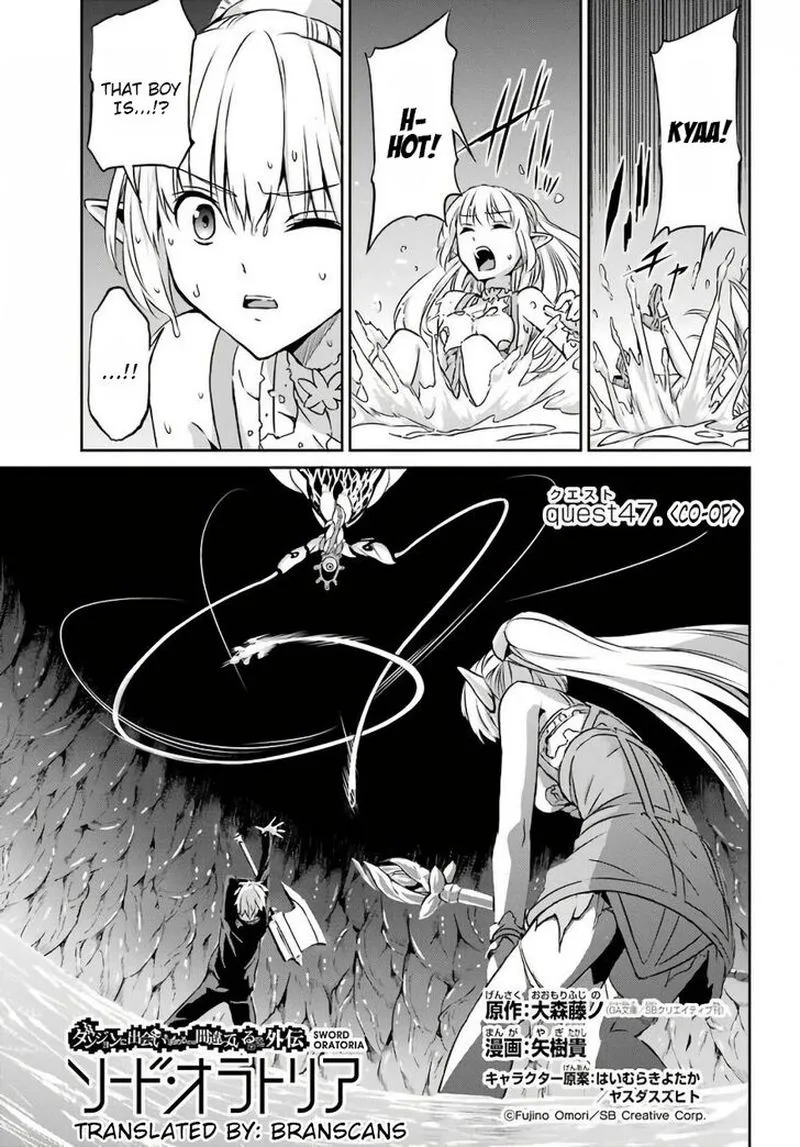 Dungeon ni Deai wo Motomeru no wa Machigatte Iru Darou ka Gaiden - Sword Oratoria Chapter 47 page 1