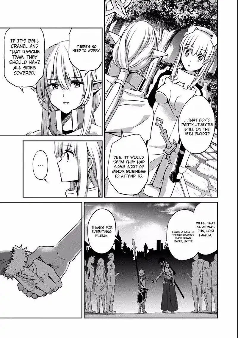 Dungeon ni Deai wo Motomeru no wa Machigatte Iru Darou ka Gaiden - Sword Oratoria Chapter 48 page 28