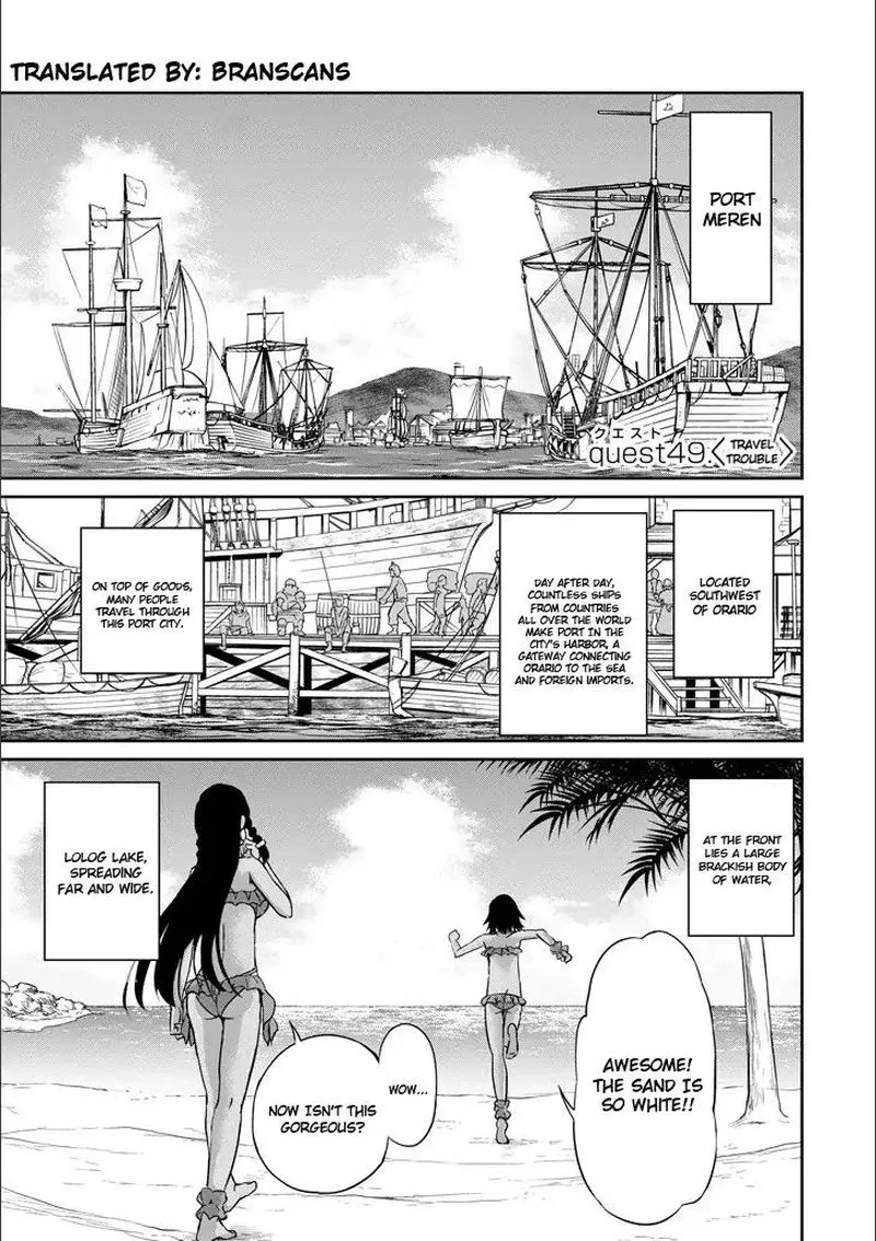 Dungeon ni Deai wo Motomeru no wa Machigatte Iru Darou ka Gaiden - Sword Oratoria Chapter 49 page 1