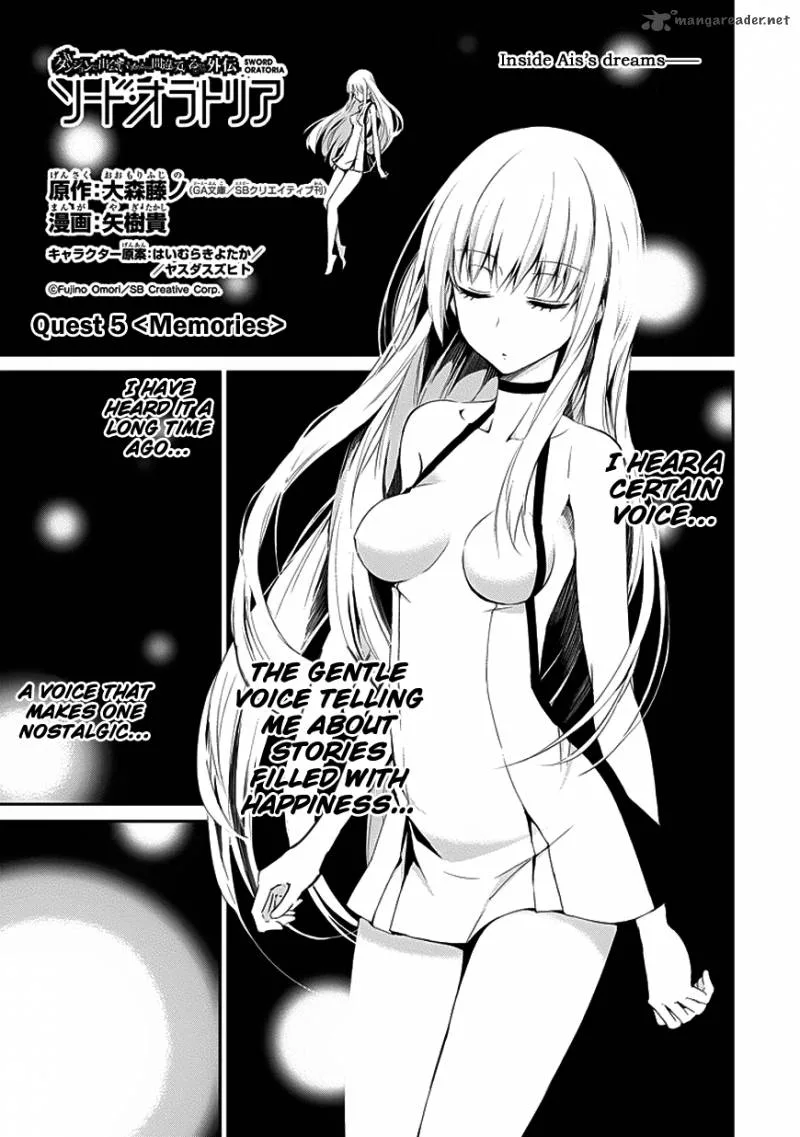 Dungeon ni Deai wo Motomeru no wa Machigatte Iru Darou ka Gaiden - Sword Oratoria Chapter 5 page 1