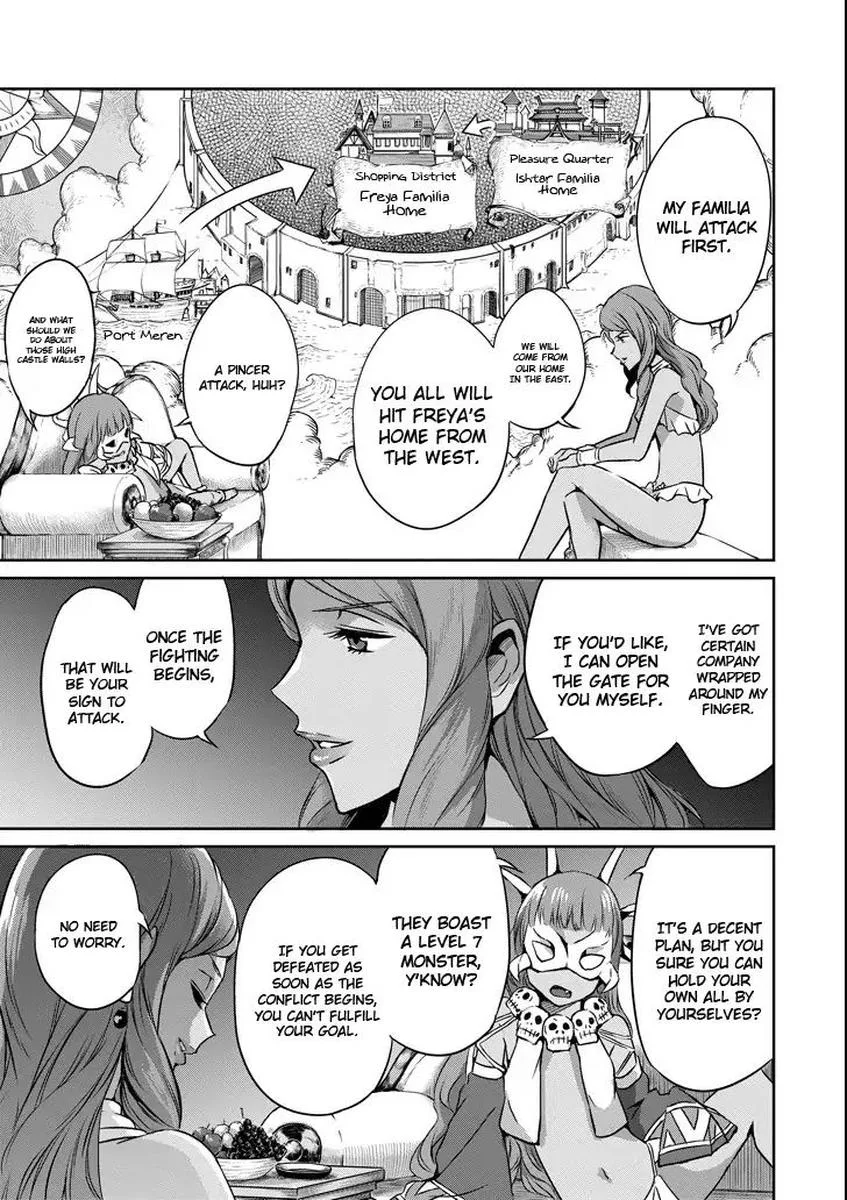 Dungeon ni Deai wo Motomeru no wa Machigatte Iru Darou ka Gaiden - Sword Oratoria Chapter 51 page 28