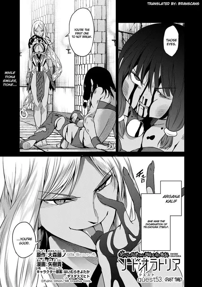 Dungeon ni Deai wo Motomeru no wa Machigatte Iru Darou ka Gaiden - Sword Oratoria Chapter 53 page 1