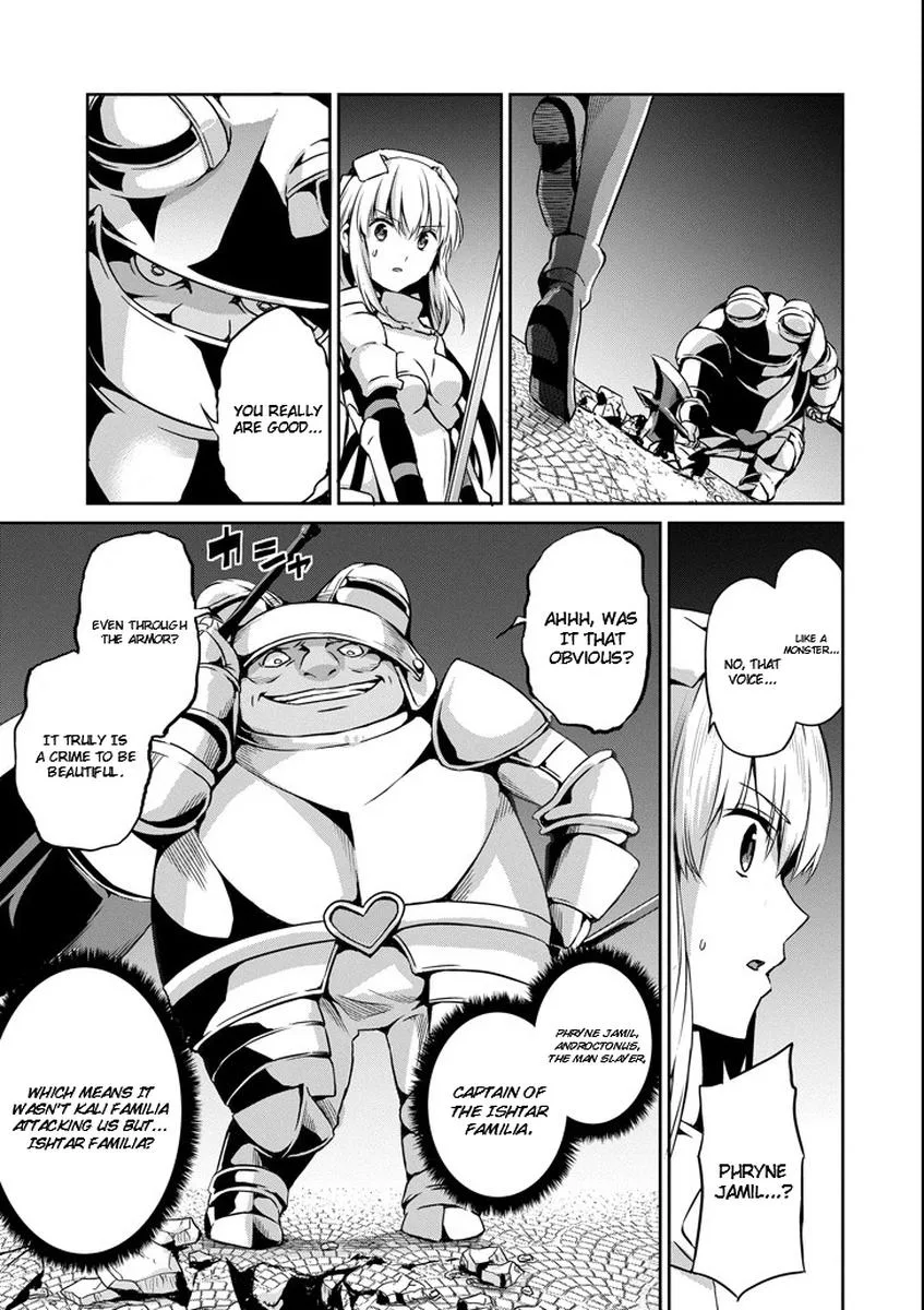 Dungeon ni Deai wo Motomeru no wa Machigatte Iru Darou ka Gaiden - Sword Oratoria Chapter 54 page 27