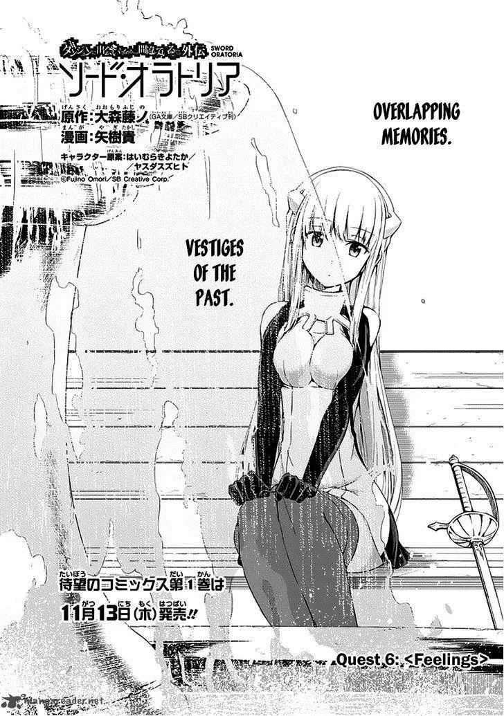 Dungeon ni Deai wo Motomeru no wa Machigatte Iru Darou ka Gaiden - Sword Oratoria Chapter 6 page 2